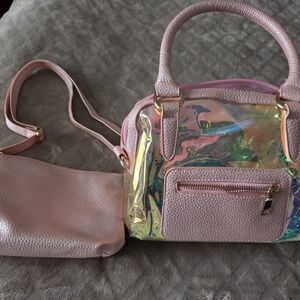 Iridescent Pink Mini Bag Set